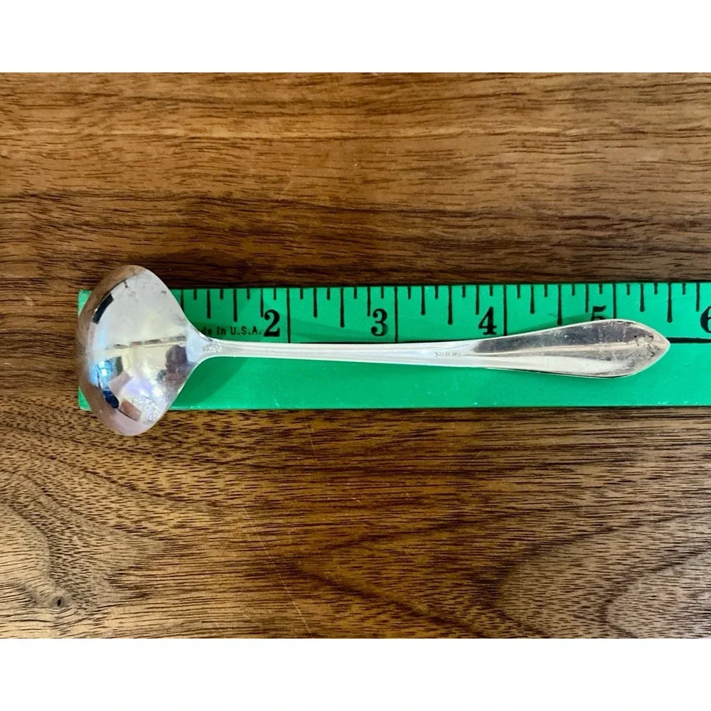 2 Antique Weidlich Stratfield Sterling Silver Soup Spoon 1930's